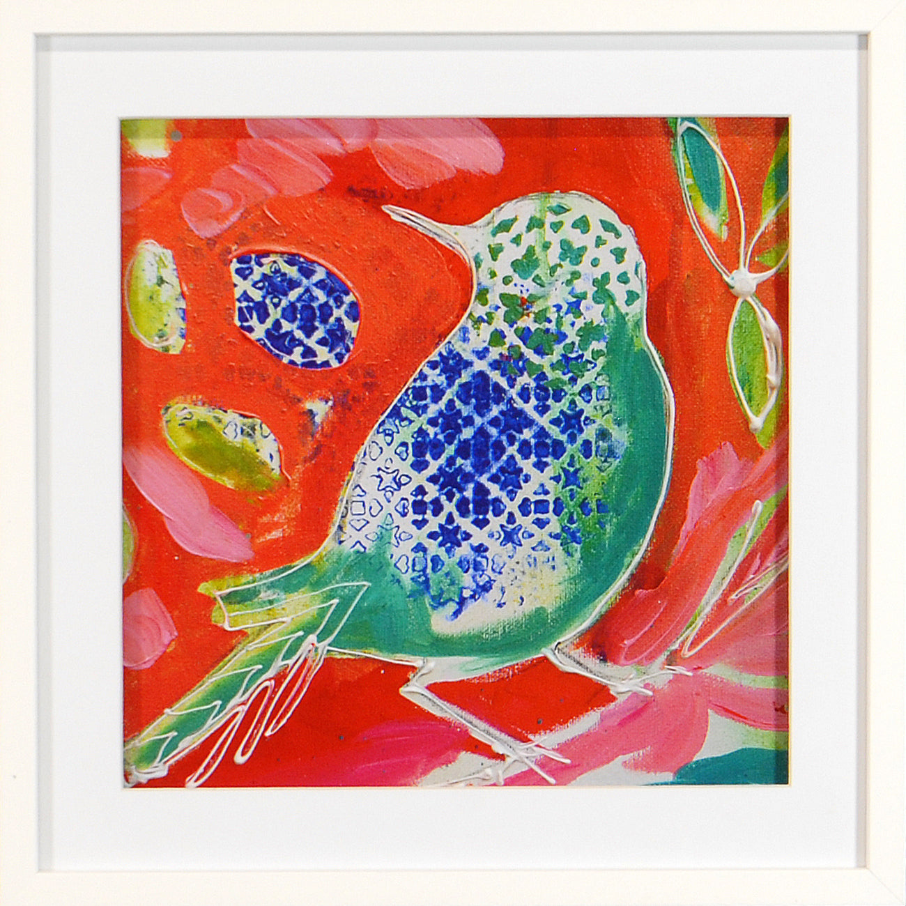 Petite Bird Quartet Bundle — figurative fine art print shown from another angle