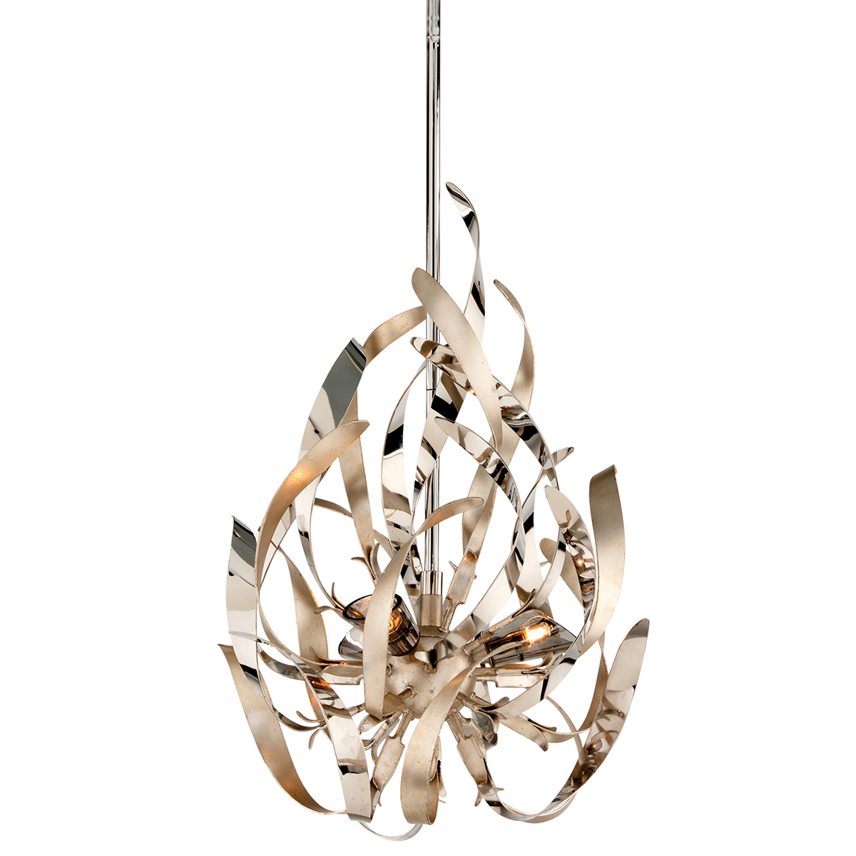 Graffiti Pendant — a Corbett pendant for kitchens, entries, and dining rooms at Laurie Yapp Home.
