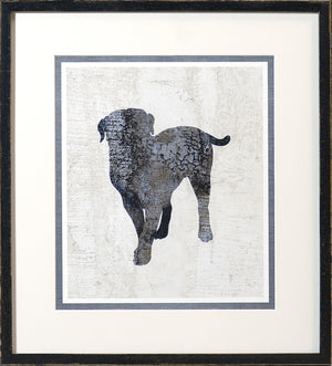 Canine Companion Lab Pair Bundle — figurative fine art print in neutral tones at Laurie Yapp Home