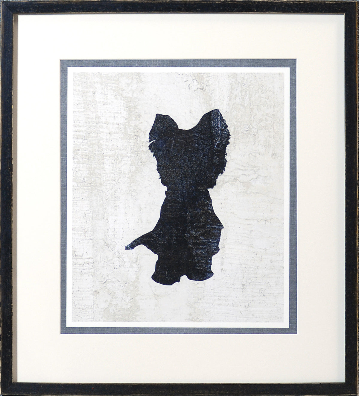 Canine Companion Silhouette Quartet Bundle — figurative fine art print shown from another angle