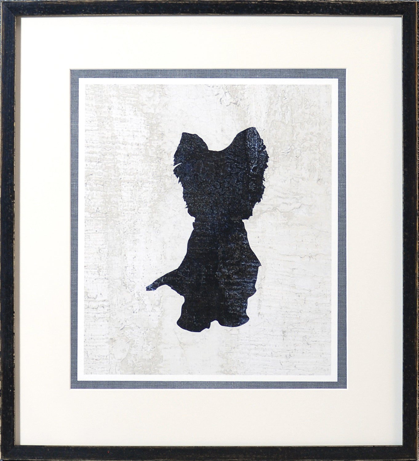 Canine Companion Silhouette Quartet Bundle — figurative fine art print shown from another angle