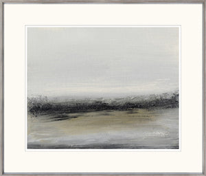 Mist I wall art by Celadon featuring abstract gray and beige tones in a textured style.