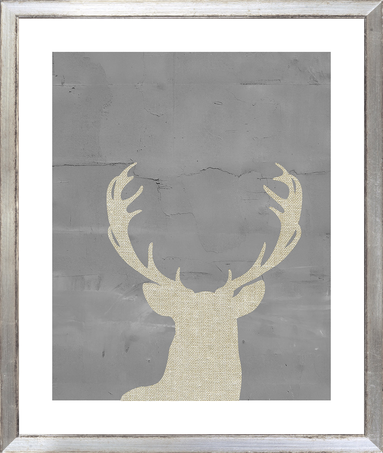 Posed Deer Silhouette Trio I (I-III) Bundle — figurative fine art print shown from another angle