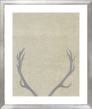 Posed Deer Silhouette Trio III (VII-IX) Bundle — figurative fine art print shown from another angle