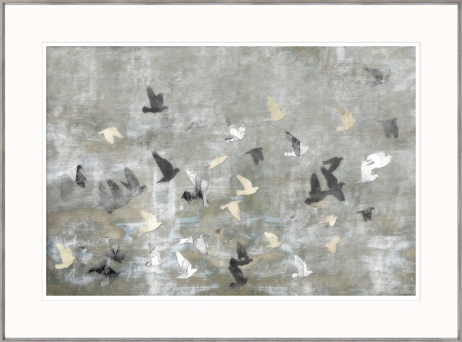 Lady Amherst & Follow Me Bird Statement Pair Bundle — figurative fine art print shown from another angle