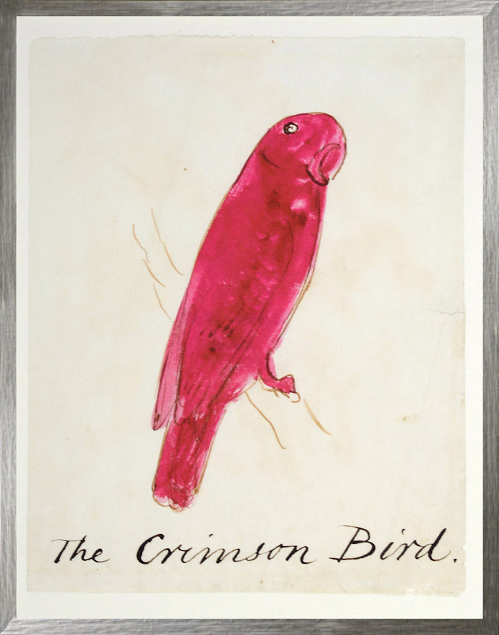 Edward Lear Bird Collection of Seven Bundle — figurative fine art print shown from another angle