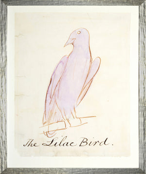 The Lilac Bird framed art print