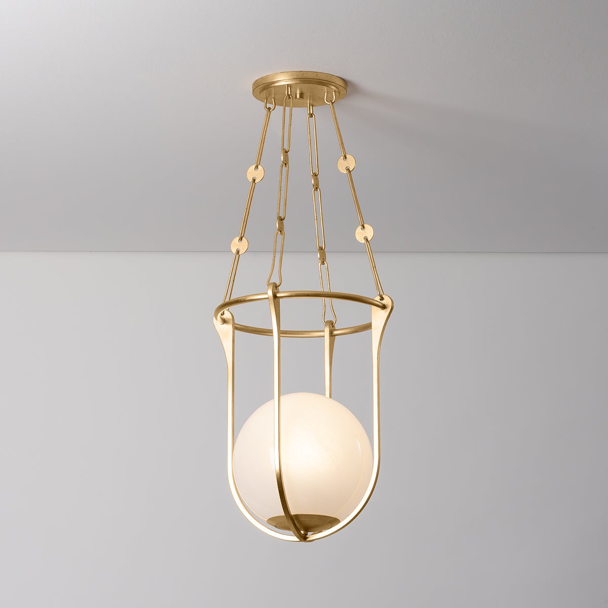Verbank Lantern 13.75" shown from the front to reveal the frame and glass panel detail.