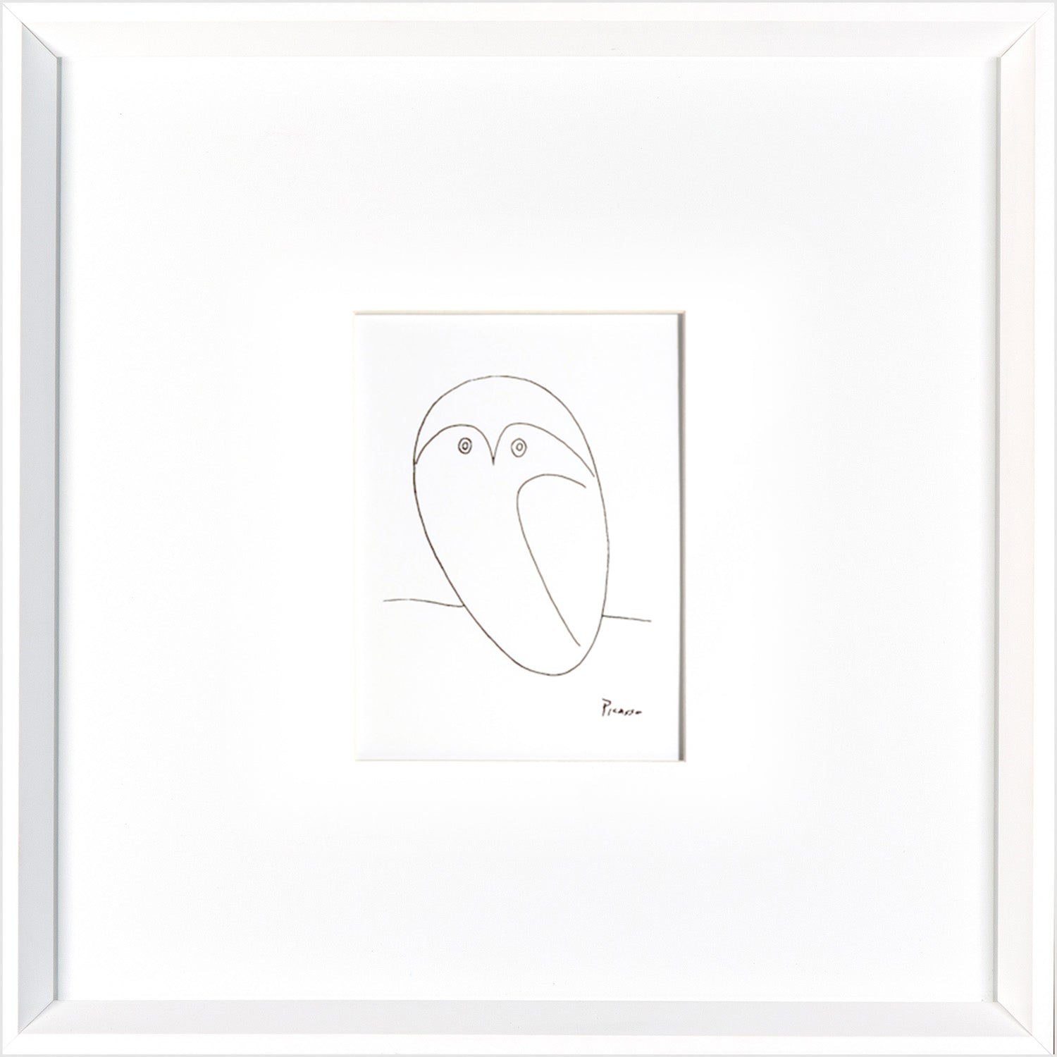 Picasso Owl — nature and landscape fine art print in neutral tones at Laurie Yapp Home