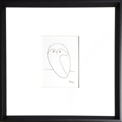 43,82 × 43,82 cm – Cadre noir