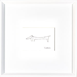 Picasso Dog — nature and landscape fine art print shown from another angle