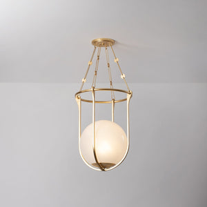 Verbank Lantern 17.75" shown from the front to reveal the frame and glass panel detail.