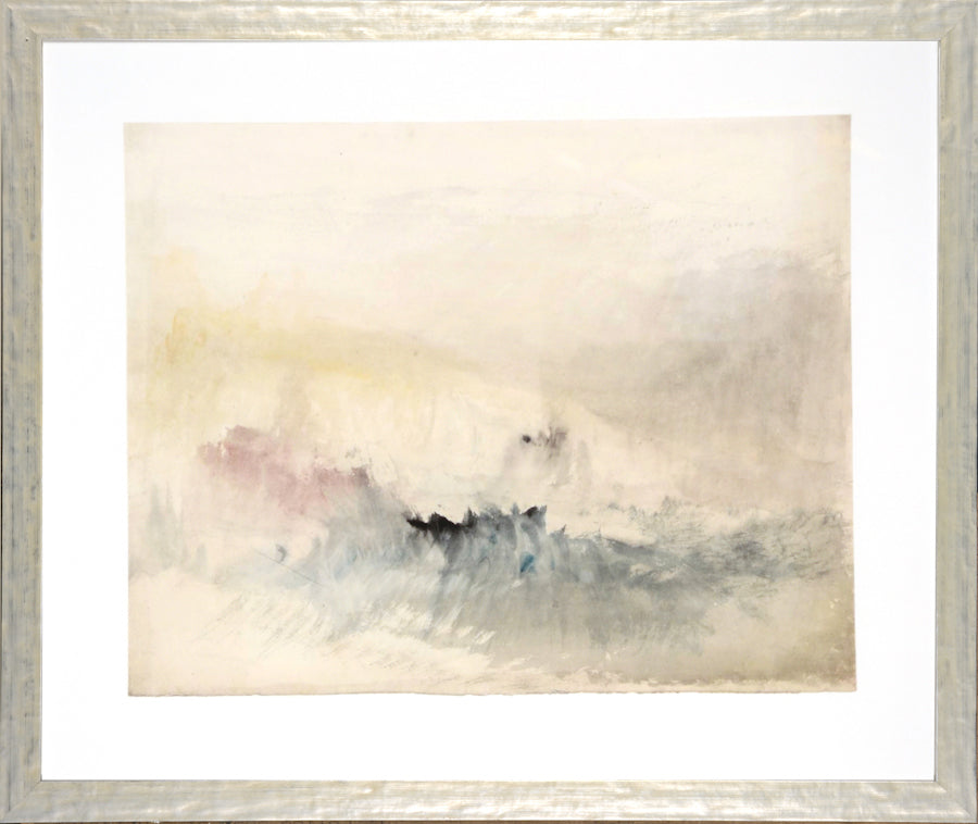 Turner – Plein Air VI wall art featuring soft watercolor hues and abstract landscape elements.