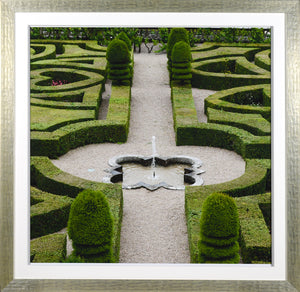 Jardin Vert Formel Vii framed art print