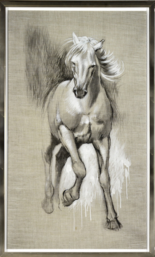 Freedom Run I — nature and landscape fine art print in neutral tones at Laurie Yapp Home