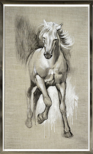Freedom Run I — nature and landscape fine art print in neutral tones at Laurie Yapp Home
