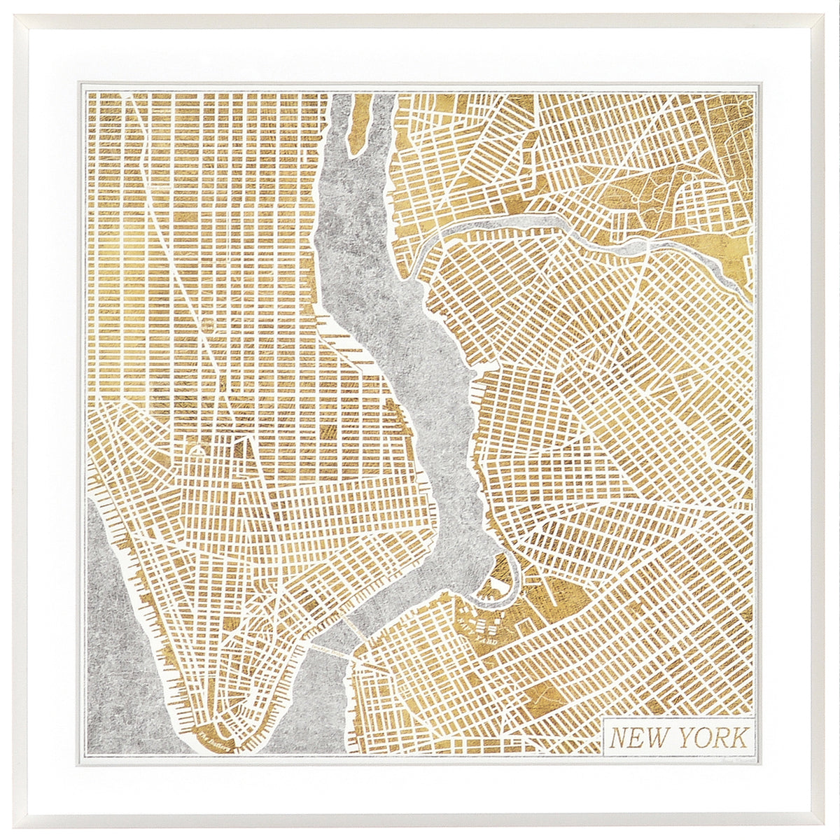 front view of NEW YORK – DETAIL luxury Artwork