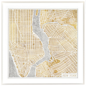front view of NEW YORK – DETAIL luxury Artwork