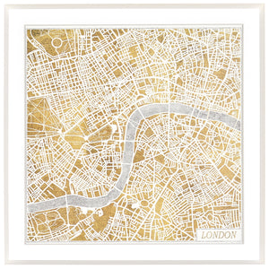 front view of LONDON – DETAIL luxury Artwork