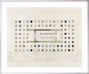 Magna Graecia wall art featuring a detailed illustration with colorful circular patterns.