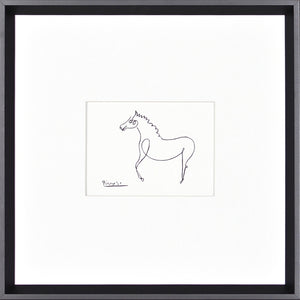 Picasso – Horse — nature and landscape fine art print in neutral tones at Laurie Yapp Home