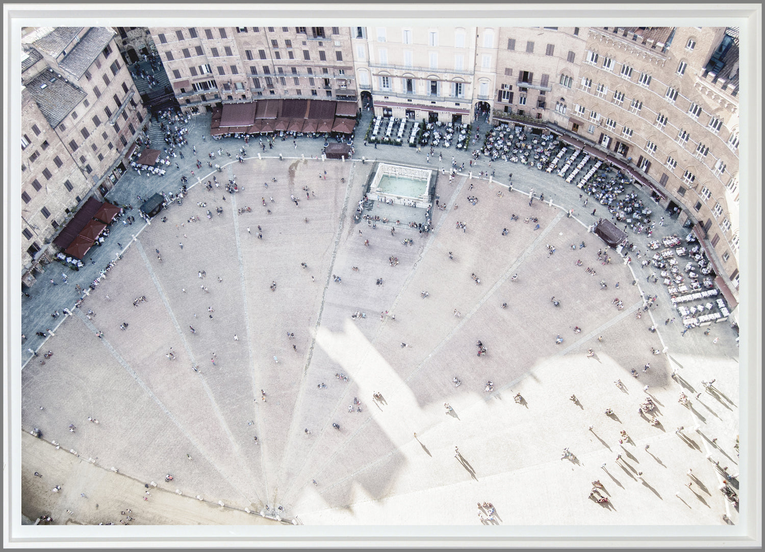 Piazza De Campo — architecture and travel fine art print in neutral tones at Laurie Yapp Home