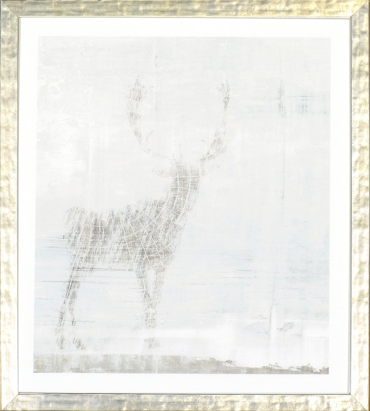Deer Silhouettes – Taupe I — nature and landscape fine art print in neutral tones at Laurie Yapp Home