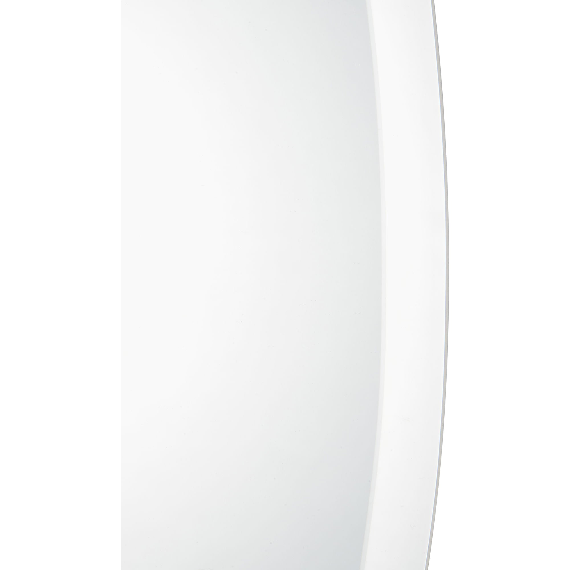 Yen mirror by Renwil, featuring a sleek white frame with a smooth surface.