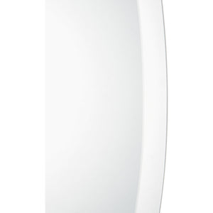 Yen mirror by Renwil, featuring a sleek white frame with a smooth surface.