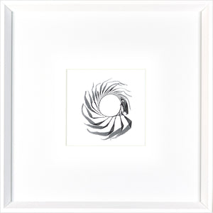 Seaweed Spiral — abstract fine art print in neutral tones at Laurie Yapp Home
