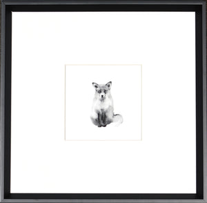 Foxy Stare — nature and landscape fine art print in neutral tones at Laurie Yapp Home