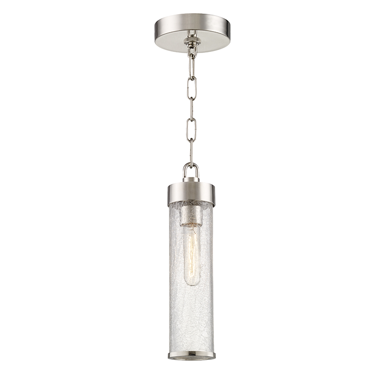 Soriano Pendant in polished nickel — a Hudson Valley pendant for kitchens, entries, and dining rooms at Laurie Yapp Home.