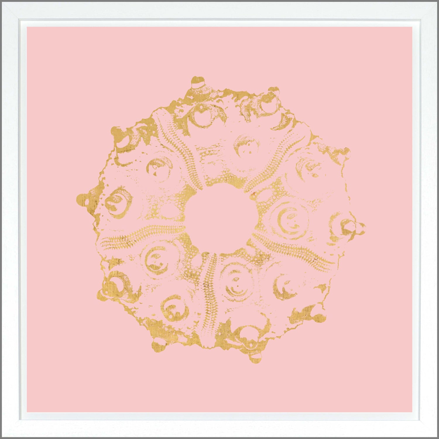 Sea Urchin — abstract fine art print shown from another angle