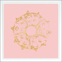38,75 × 38,75 po – Rose, Dorure – Or