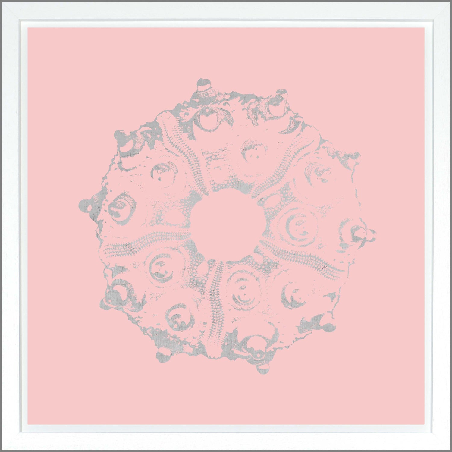 Sea Urchin — abstract fine art print shown from another angle