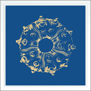 Sea Urchin — abstract fine art print shown from another angle