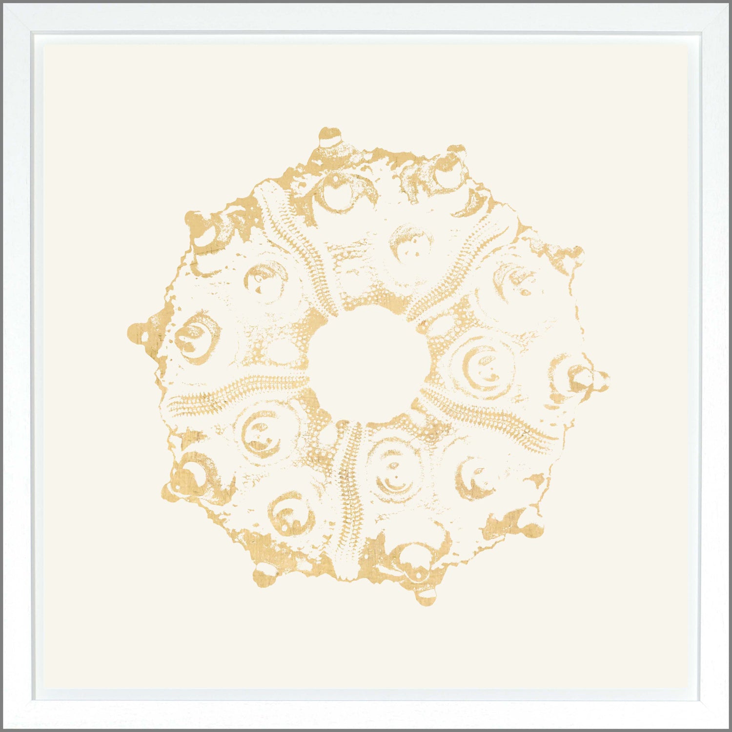 Sea Urchin — abstract fine art print shown from another angle