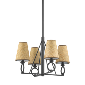 Pendelton Chandelier 24" — a Hudson Valley chandelier for dining rooms, entries, and living rooms at Laurie Yapp Home.