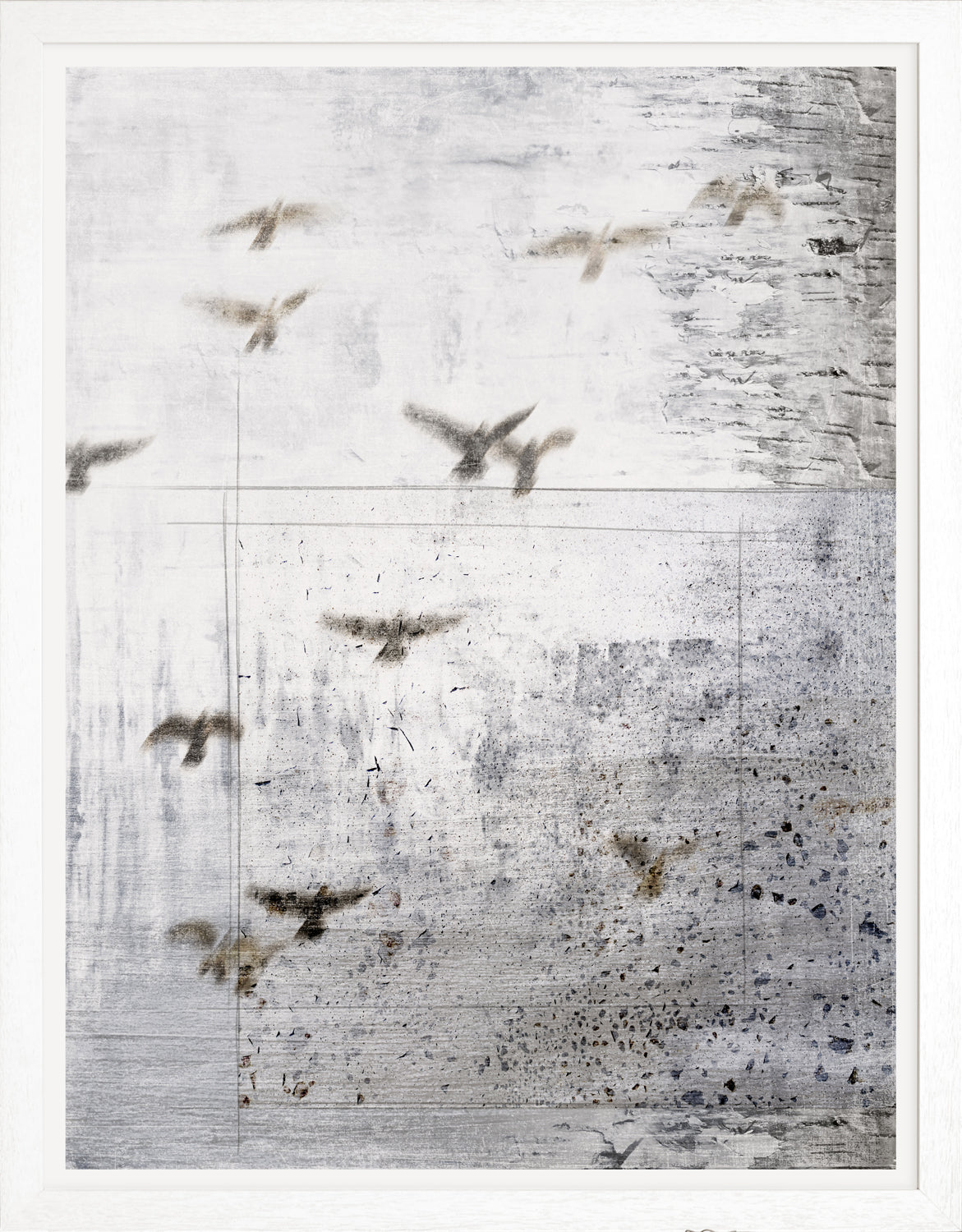 Memory Of Formation II — nature and landscape fine art print in neutral tones at Laurie Yapp Home