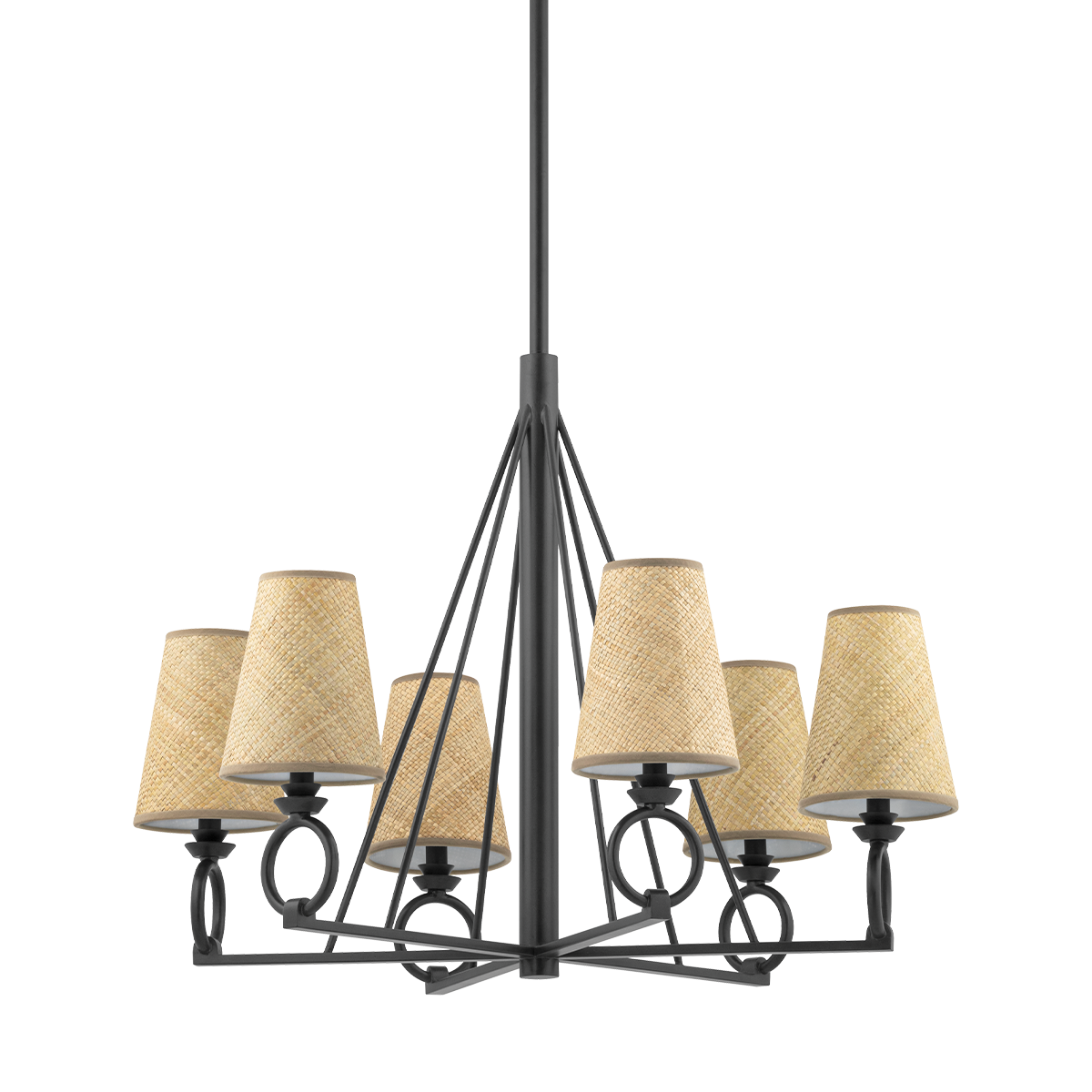 Pendelton Chandelier 32" — a Hudson Valley chandelier for dining rooms, entries, and living rooms at Laurie Yapp Home.