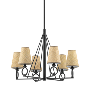 Pendelton Chandelier 32" — a Hudson Valley chandelier for dining rooms, entries, and living rooms at Laurie Yapp Home.