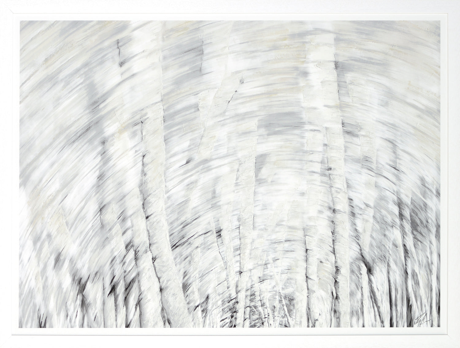 Static Motion — nature and landscape fine art print shown from another angle