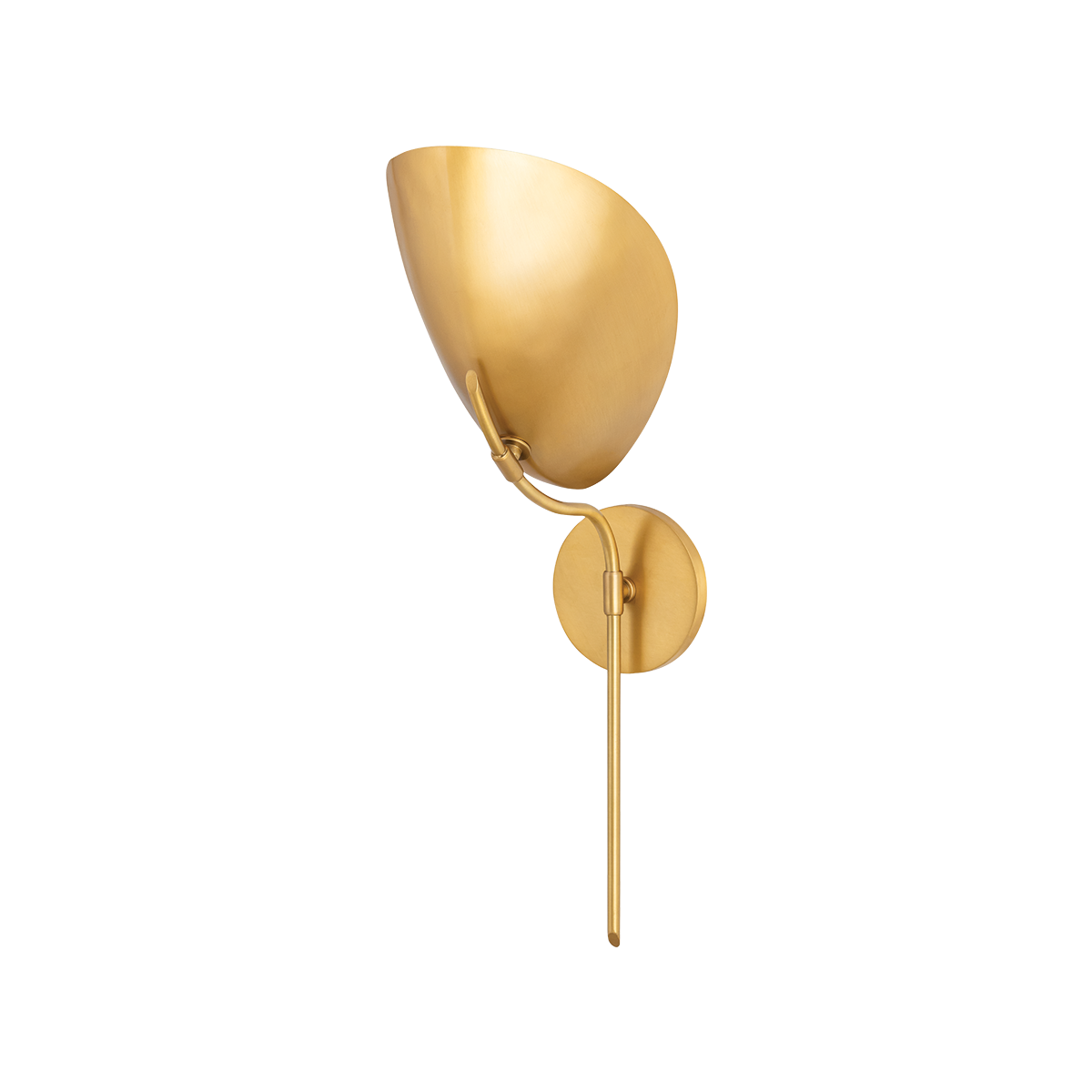 Avondale Wall Sconce in aged brass — a Hudson Valley wall sconce for bathrooms, hallways, and living rooms at Laurie Yapp Home.