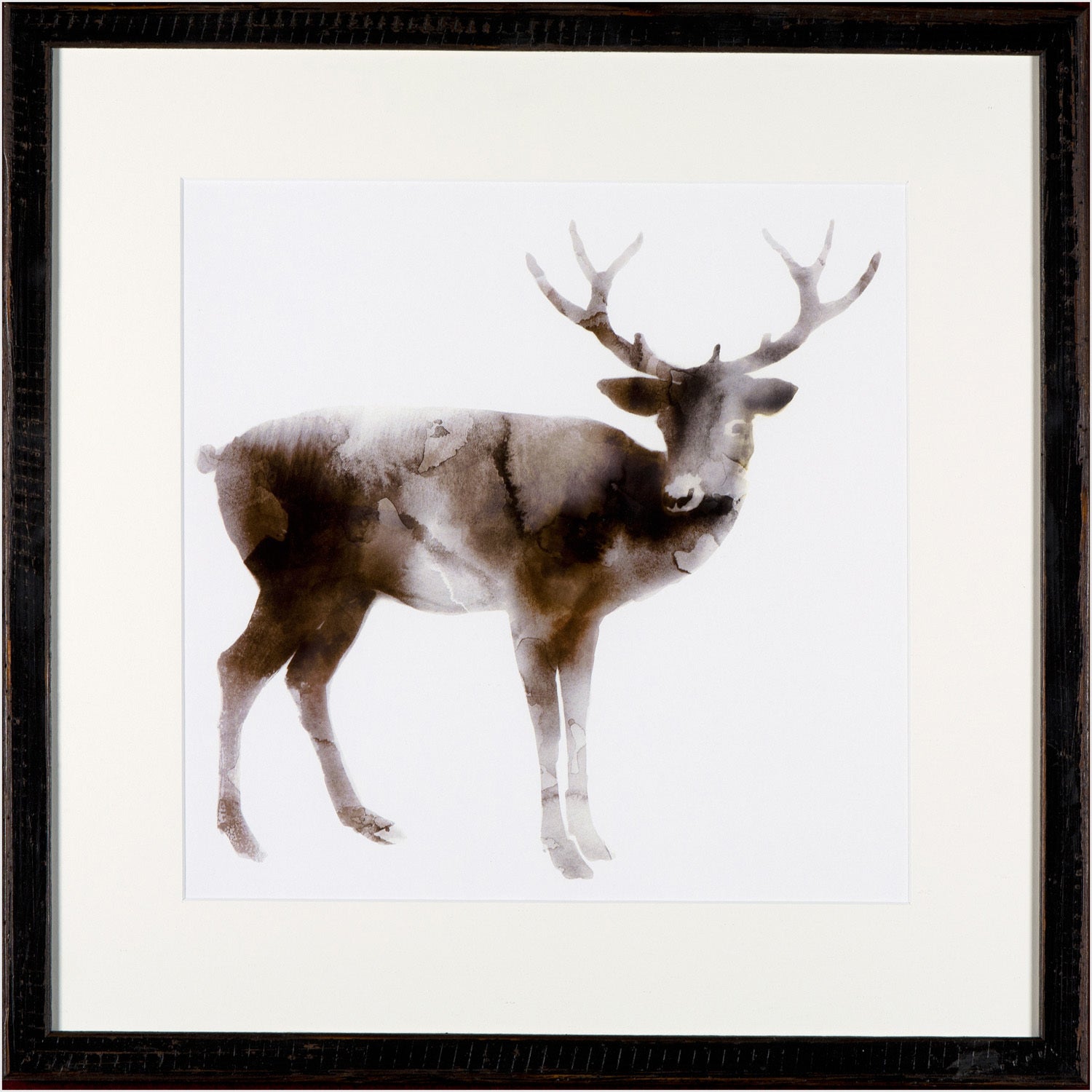 Stag — nature and landscape fine art print in neutral tones at Laurie Yapp Home