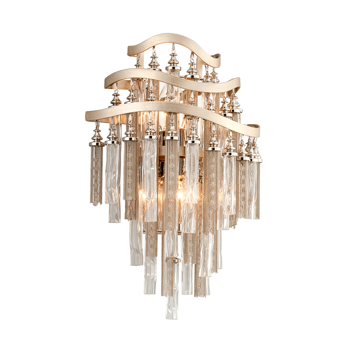 Chimera Wall Sconce — a Corbett wall sconce for bathrooms, hallways, and living rooms at Laurie Yapp Home.