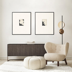 angle view of Mid Post II luxury Artwork