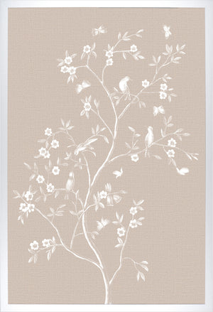 Linen Sanctuary Ii framed art print