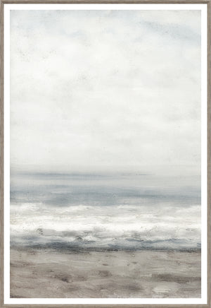 Seascape Near Heijst – Triptych — nature and landscape fine art print shown from another angle