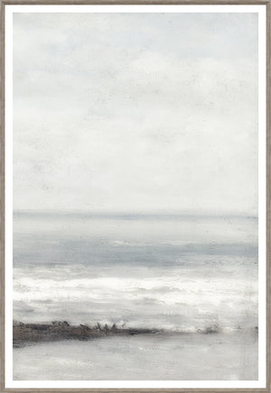 Seascape Near Heijst – Triptych — nature and landscape fine art print shown from another angle