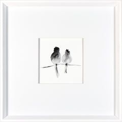 17 × 17 po – Cadre blanc